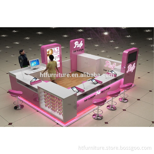 Baking paint Nail beauty salon bar kiosk